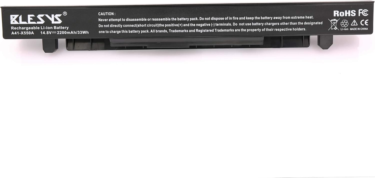 BLESYS Laptop Battery for Asus K550C K550L K550V K550J K552E K550CA K550 Laptop 14.4V 32Wh 2200mAh (Kompatibel mit Original +15V 44Wh 2950mAh) - Image 3