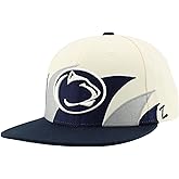 ZHATS Standard NCAA Officially Licensed Hat Flat Snapback Z11 Retro Sharktooth, Team Color, One Size