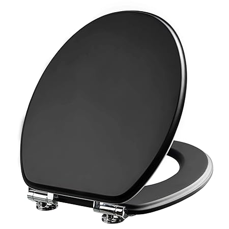 VILSTEIN WC-Sitz Absenkautomatik, Antibakteriell, Stabile Metall-Scharniere verchromt und rostfrei, hochwertige und stabile Q