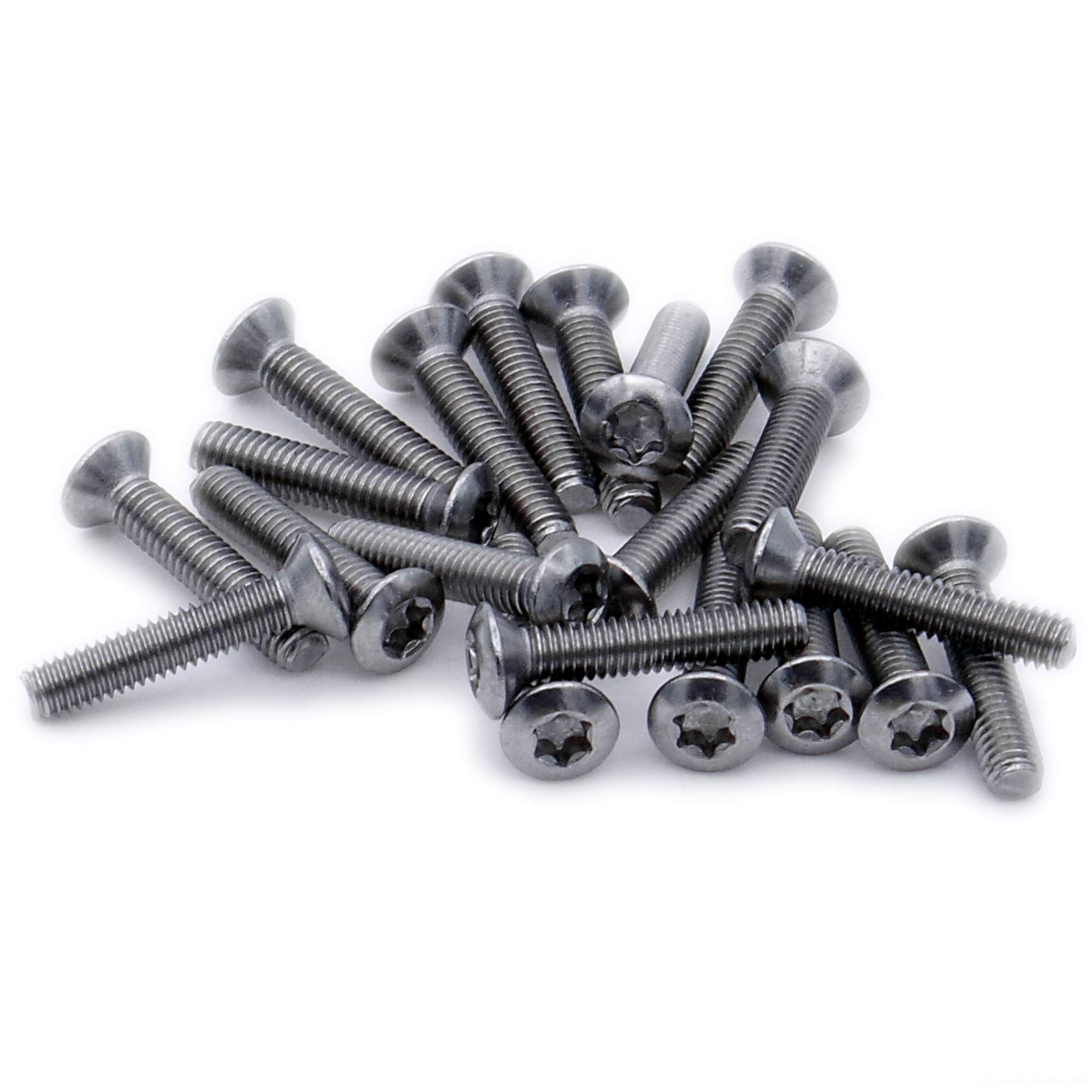 M4 (4mm x 6mm) TX Socket Raised Countersunk Machine Screw (Bolt) - Stainless Steel (A2) (Pack of 20)