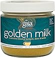 Gaia Herbs Golden Milk with Organic Turmeric Powder and Ashwagandha,3.7 Oz