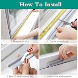 WanderGo Window Draft Excluder T Shape 236 Inch White Self-Adhesive view 4
