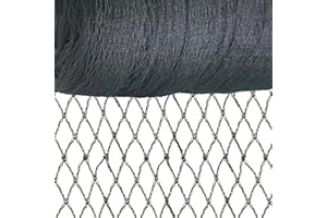 Meanchen Bird Netting 10x10 Ft, 1/2In Mesh Heavy Duty Garden Netting Pest Barrier for Plants, Vegetables, Extra Strong Woven Mesh Netting, Animal Fencing for Fruit Trees Against Birds, Deer, Poultry