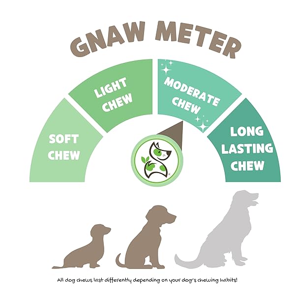 NATURE GNAWS DOG CHEW VARIETY PACK (18 COUNT) – TRIPE TWISTS, BEEF GULLET AND BULLY STICKS FOR DOGS – NATURAL BEEF JERKY DOG CHEW BONES – RAWHIDE FREE
