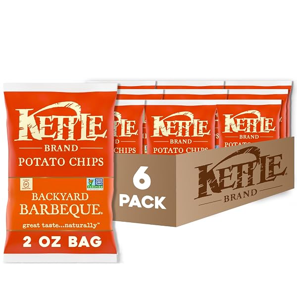 KETTLE BRAND POTATO CHIPS, BACKYARD BARBEQUE KETTLE CHIPS,...