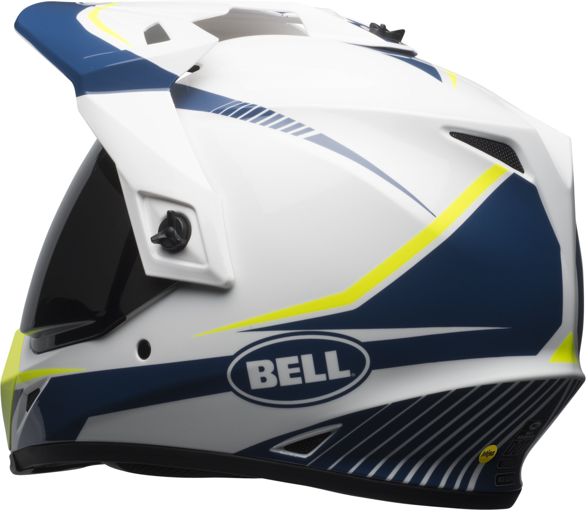 bell 2018 mx-9 torch white blue adventure helmet Bell Torch Adult Mx 9 Adventure Off Road Motorcycle Helmet