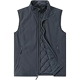 Outdoor Ventures Men's Casual Outerwear Vest Lightweight Winter Zip Up Sleeveless Jacket for Hiking Travel Golf Running