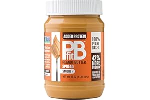 PBfit Peanut Butter Spread, 10g Plant Based Protein per Serving, Keto and Vegan Nut Butter, No Palm Oil, No Artificial Sweeteners or Preservatives, 16 oz