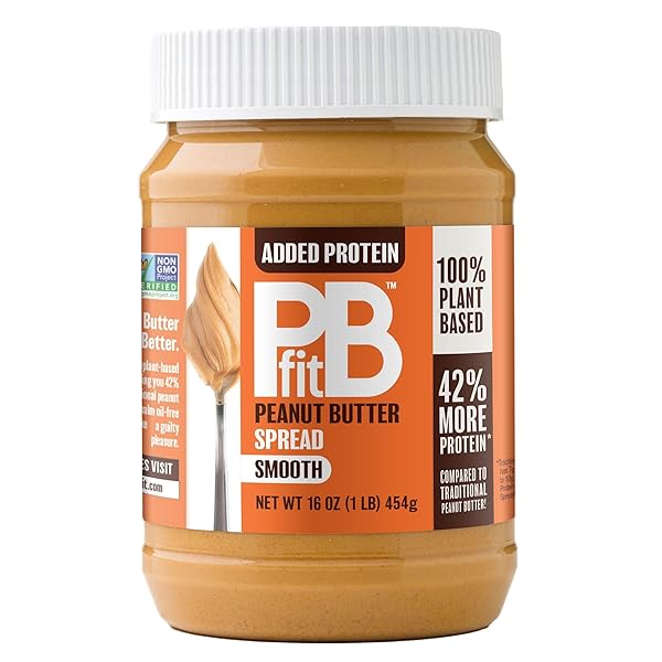PBFIT PEANUT BUTTER SPREAD, 10G PLANT BASED PROTEIN...