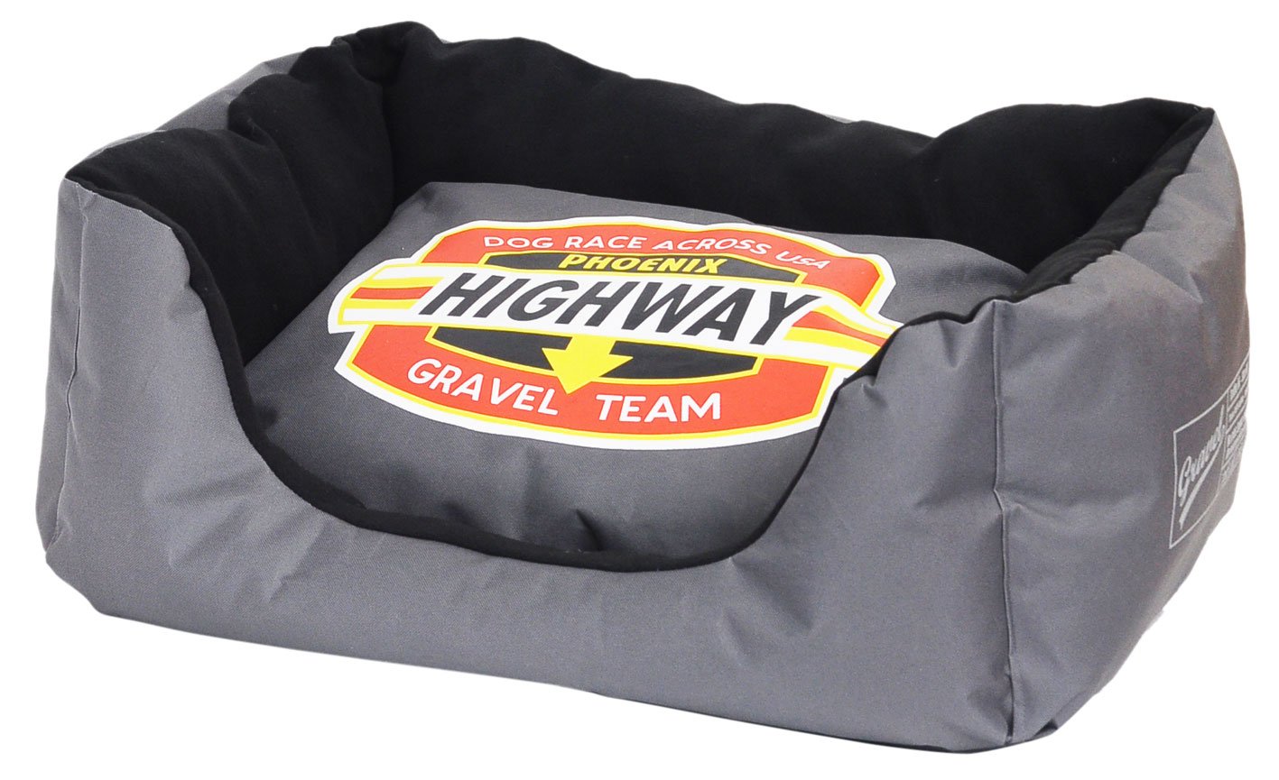 Wouapy Gravel Motors Pet Sofa Bed, 65 x 45 cm, Grey