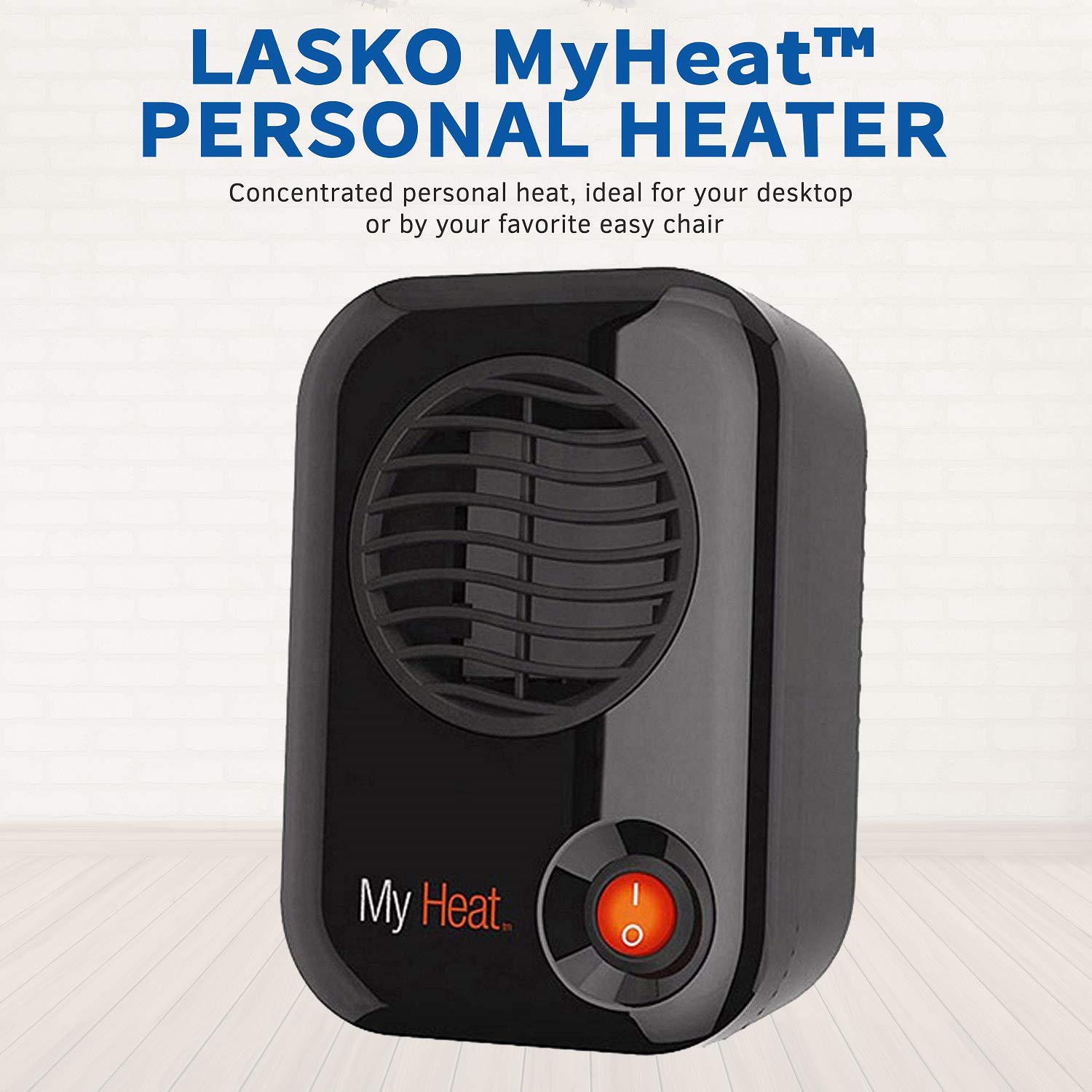Lasko 100 MyHeat Personal Ceramic Heater, Compact, Black Buy Online