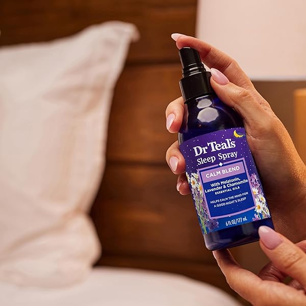 DR TEAL’S SLEEP SPRAY WITH MELATONIN & ESSENTIAL OIL BLEND, 6 FL OZ (PACK OF 3)