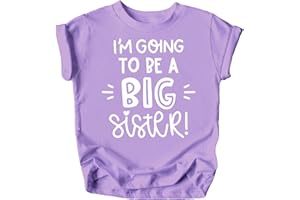 Olive Loves Apple Big Sister New Baby Reveal I'm Going to Be A Big Sister New Sibling Announcement T-Shirts and Raglans