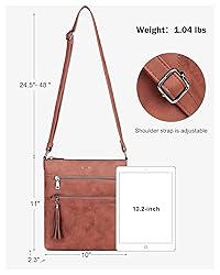 MASINTOR Crossbody Purses for Women, Multi Pocket