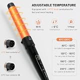 janelove 6 in 1 Hair Curler Set with 5 Interchangeable Ceramic Barrels view 4