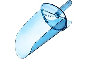 San Jamar SI9500 Polycarbonate Saf-T-Scoop Only, 64oz to 86oz, for Ice Machine, Blue