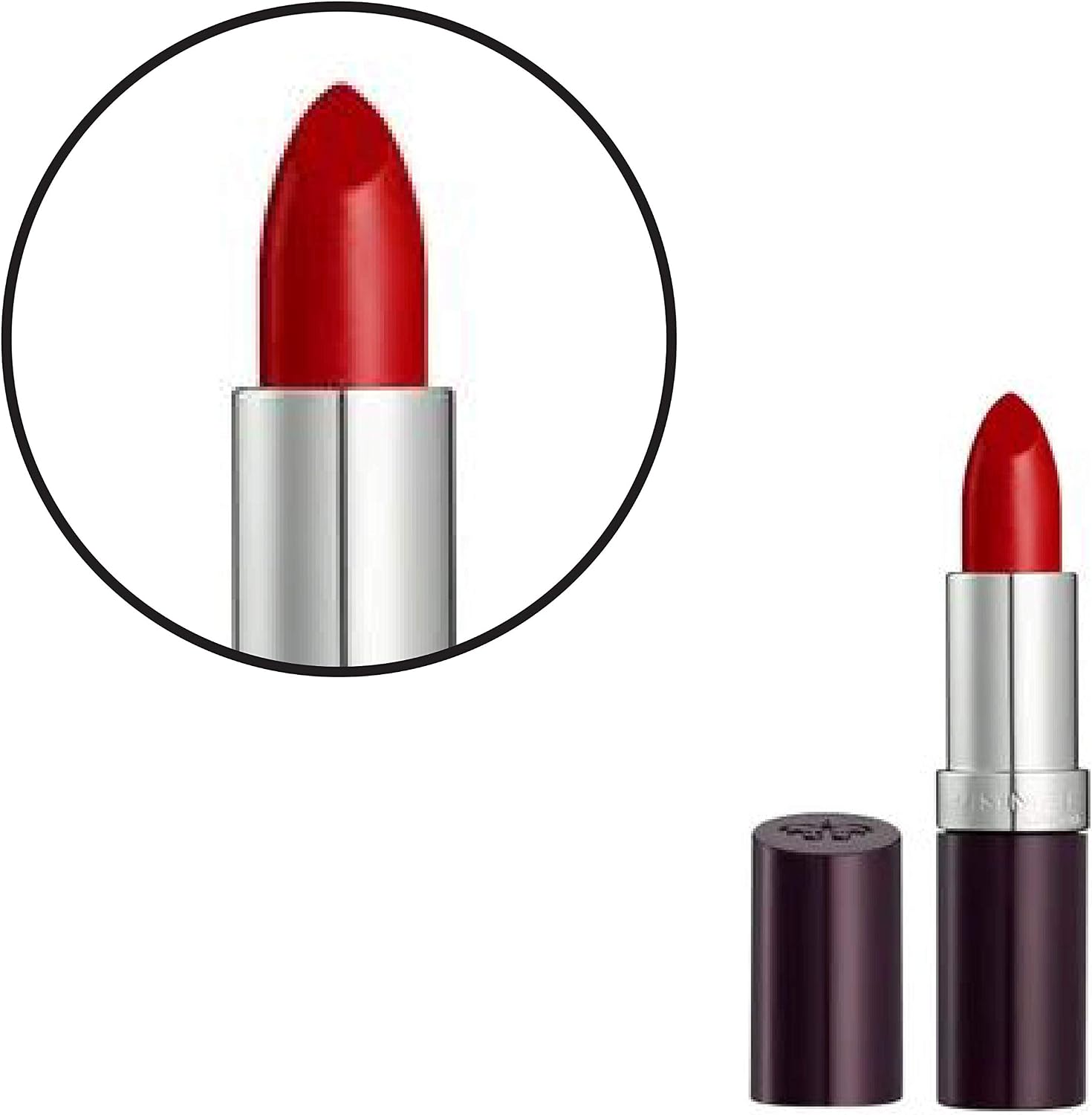 Rimmel Lasting Finish Lipstick 170 Alarm, Creamy Satin Finish, Long Lasting 8 HR Wear, Comfortable Formula, Rich Pigment - Image 5