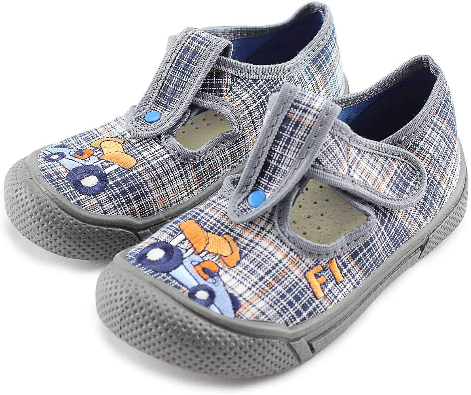 boys grey canvas shoes
