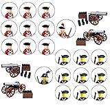 24pc Revolutionary War Mini Soldiers, War Soldiers