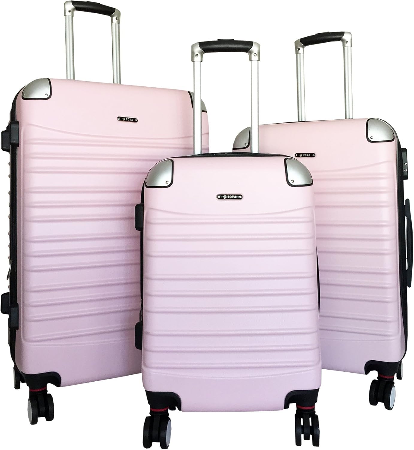 3pc Luggage Set Hardside Rolling 4wheel Spinner Carryon