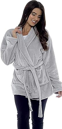 short fleece bed jacket
