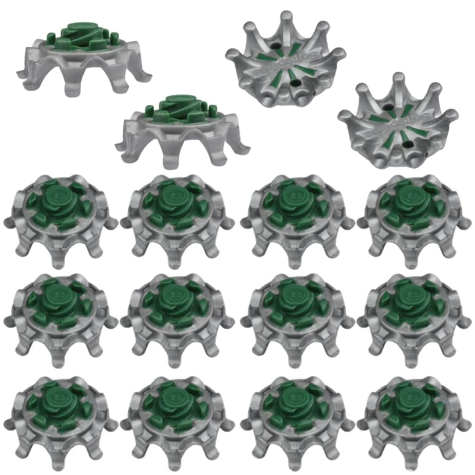 TNBSGH 16 Pcs Golf Shoe Spikes Stinger Screw Cleats Replacements Tooth Metal Thread Cleats Accessories