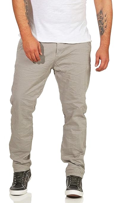 Buena Vista Javi Herren Jeans Hose Marius 7/8 Stretch Twill Skinny gestreift