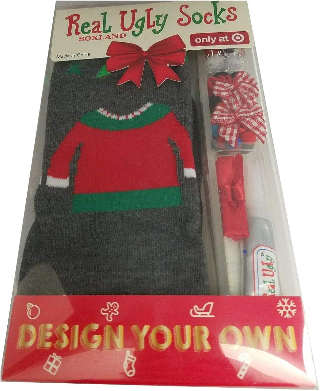 REAL UGLY SOCKS Design Your Own by Soxland Amazon.ca Clothing