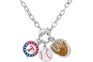 GAME TIME Texas Rangers Officially Licensed Charm Necklace 101645