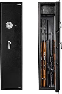 Rifle Safe Gun Safe Quick Access 5-Gun Shotgun Cabinet