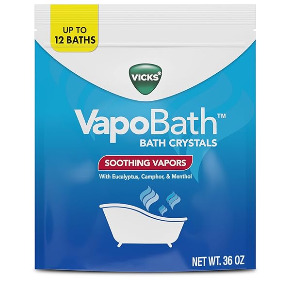 VICKS VAPOBATH, BATH SALTS, BATH BOMB, NON-MEDICATED BATH...