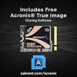 SABRENT Rocket 2230 1TB NVMe SSD – PCIe Gen4 M.2