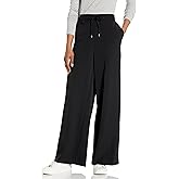 DKNY Womens Wide Leg Pant Woven Comfy Pant