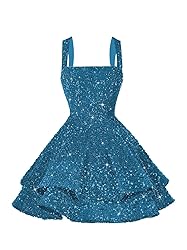 vintys Sparkly Short Prom Dresses for Teens