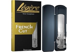 Légère Reeds - Tenor Saxophone Reed, French Cut, Strength 2.00 (TSF2.00) - Premium Synthetic Woodwind Reed