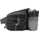 Waist Pack with Water Bottle Holder for Running Walking Hiking Fanny Pack Hydration Belt