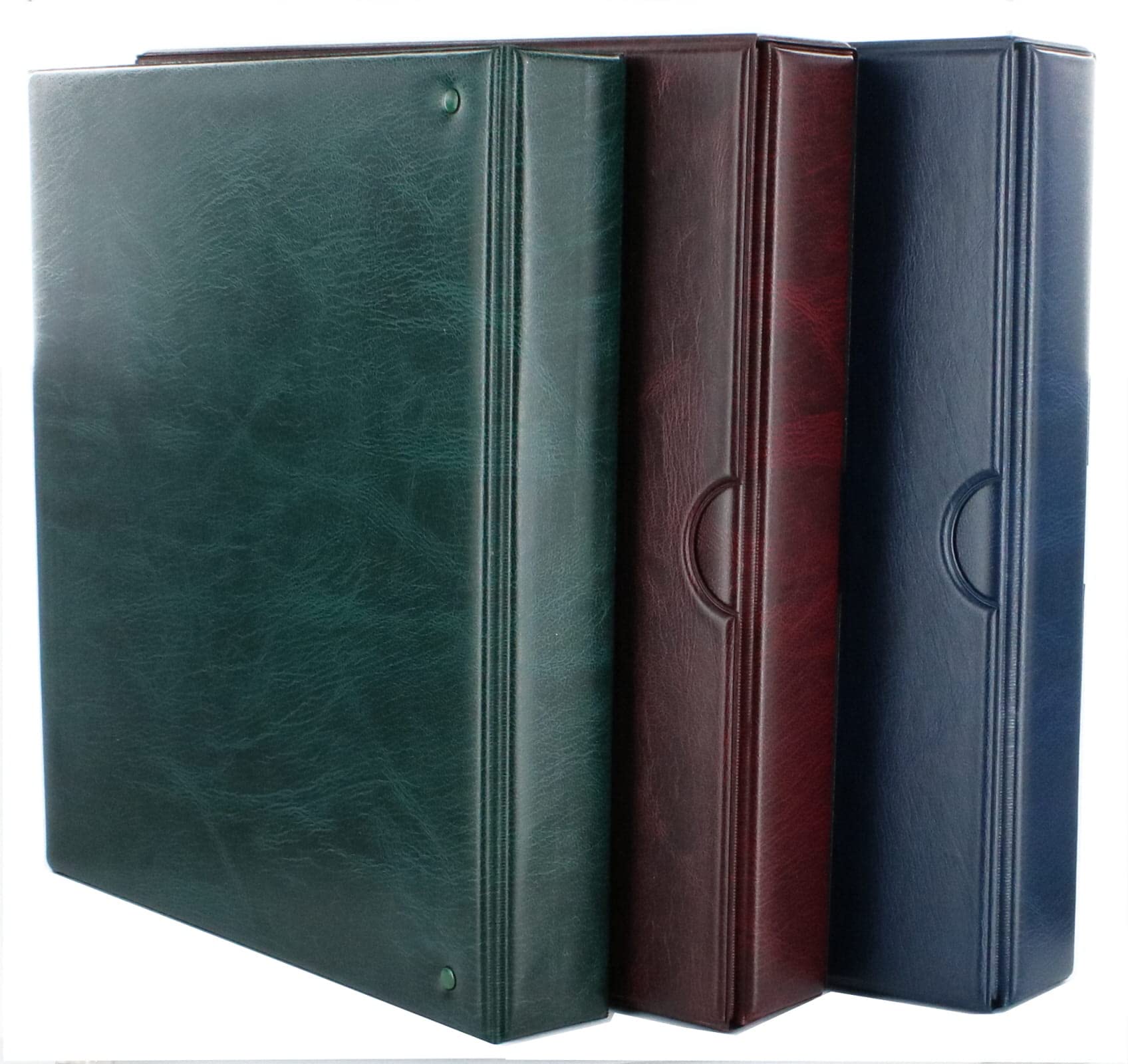 Coingallery Large Guardian Postcard Album 4 ring Binder empty (Red)