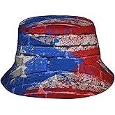 Puerto Rico Bucket Hat Sun Hat Beach Funny Fisherman Cap Packable Outdoor Sun Caps for Men Women,One Size