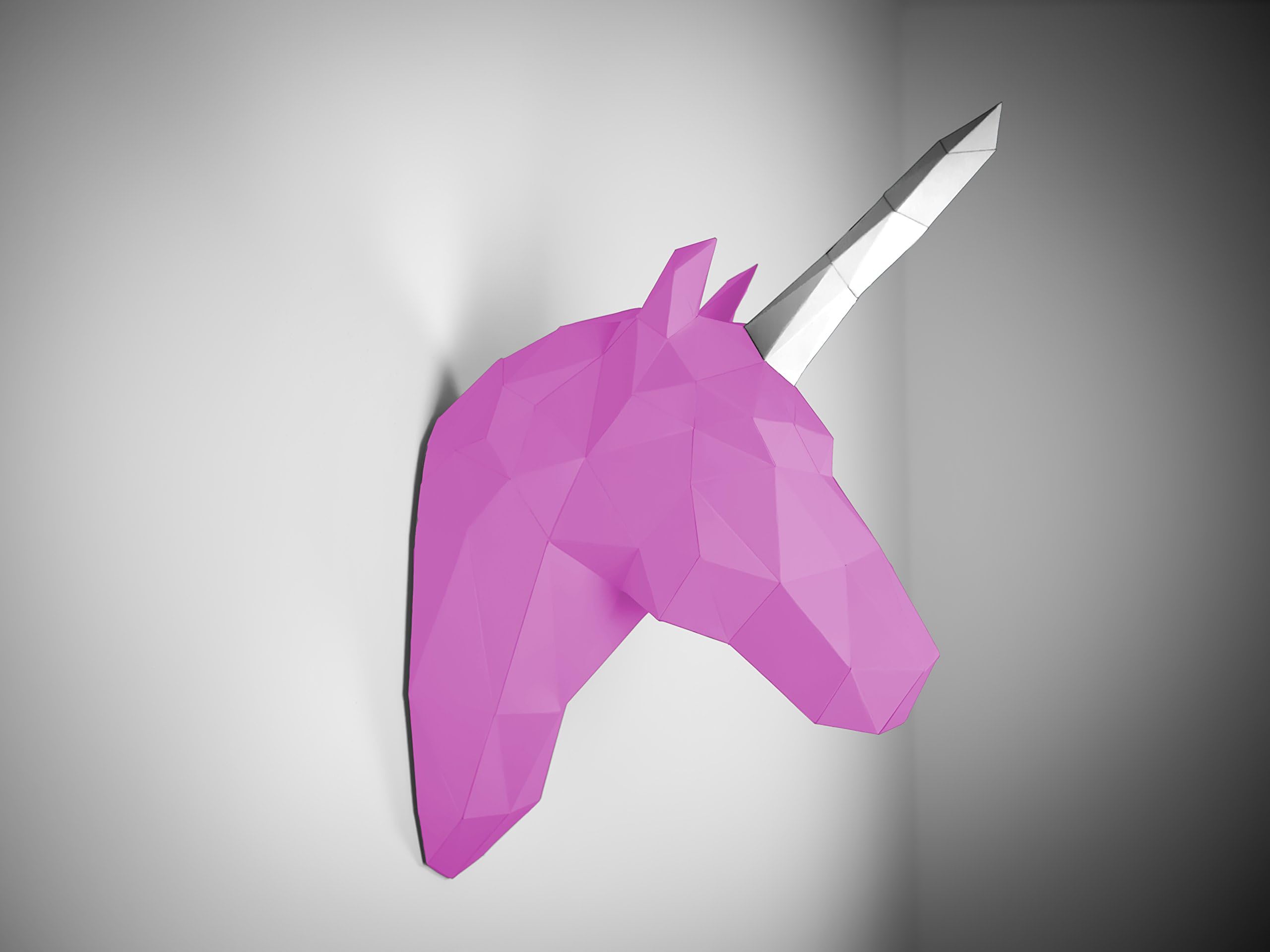 Papertrophy unicorn pink & white