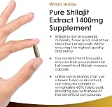 New Leaf Shilajit Capsules 1400mg 60% Fulvic Acid 120 Caps UK Made view 2