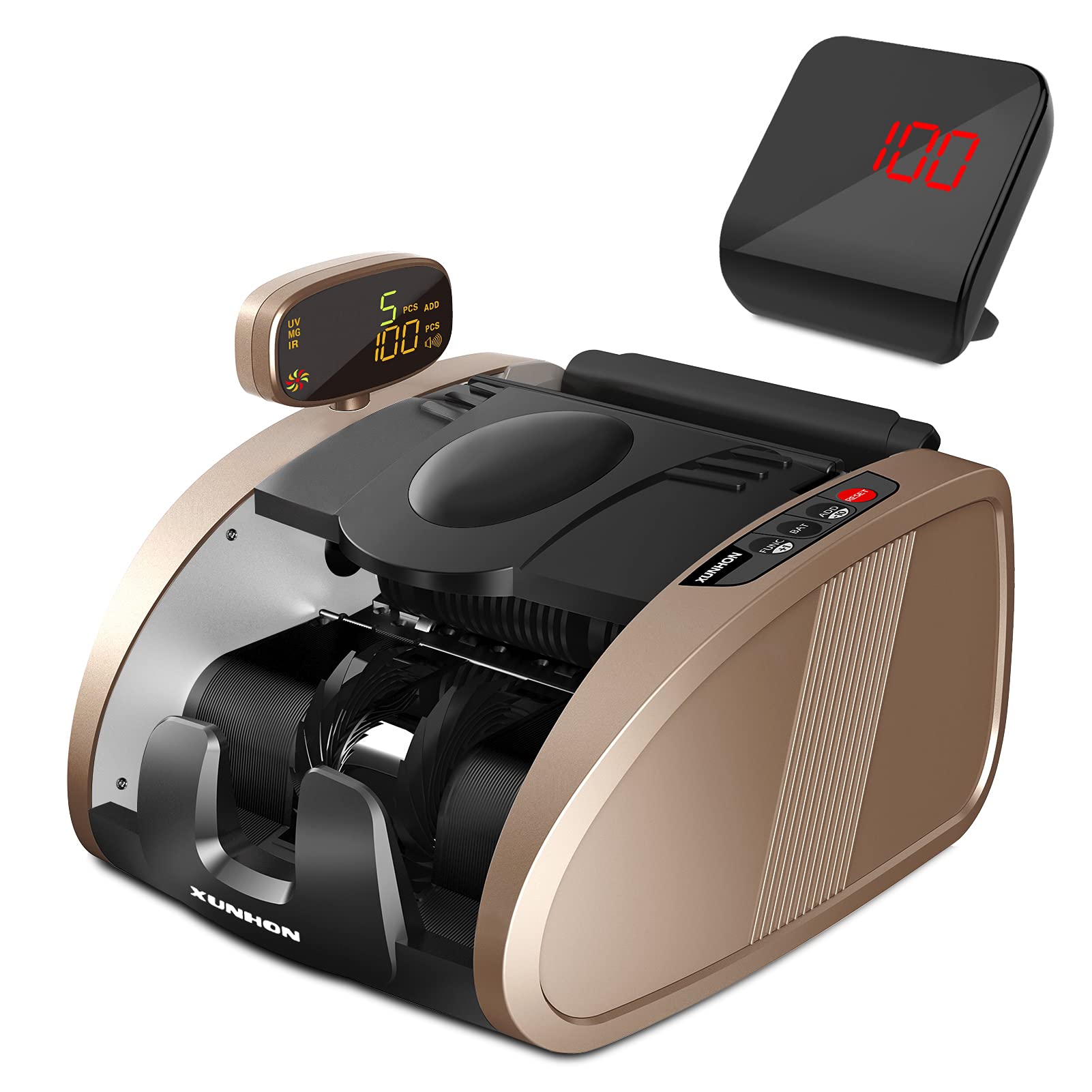 Mua Money Counter Machine with Value Count, Bill Counter with UV/MG/IR ...