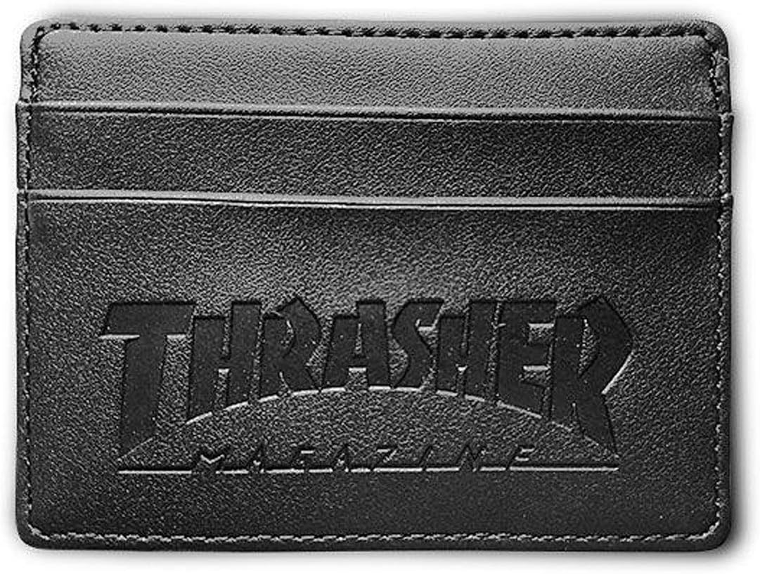 ThrasherThraser - Leather Card Wallet - Black