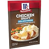 McCormick 30% Less Sodium Chicken Gravy Mix, 0.87 oz (Pack of 12)