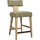 Uttermost 23884 Elysian - Counter Stool-37.5 Inches Tall and 18.5 Inches Wide, Finish Color: Moss