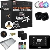 Steamspa Steam System 10.5kw Steam Shower Generator With Bluetooth Wifi | Advanced Touchscreen Control For Custom Temperature And Time Settings, Advanced Touch Control Panel, Easy To Clean