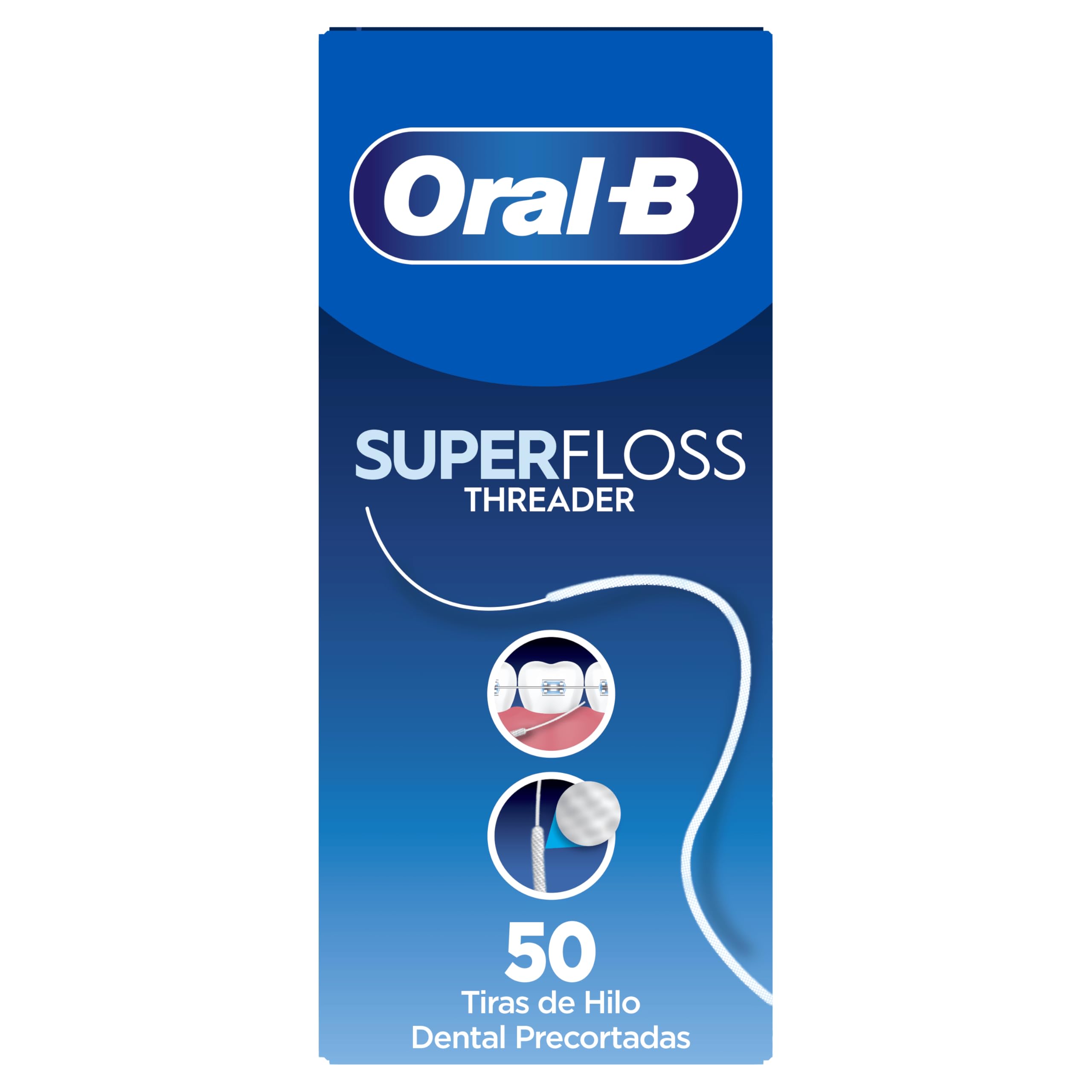 Oral-B Superfloss Dental floss 50 pieces, Pack of 12 (12x 50 pieces)