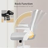 nasPaluro Ergonomic Computer Desk Chair with Flip-up Armrests Grey view 8