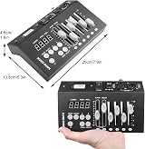 Wecan DMX Controller 9V Battery 54 Channel Mini Portable DJ Lighting view 4