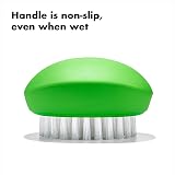 OXO Good Grips Vegetable Brush Nylon Bristles Flexible Non-Slip Grip view 3