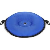 Buzzlett Weighted Sand Bag Boat Base for Bird Deterrent Systems, 5 lbs | Compatible with Bird B Gone/Bird Barrier Long Legs Bird Deterrent, for Boats &amp; Docks, Weatherproof Blue Canvas